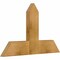 Ekena Millwork Portland Rough Sawn Timber Gable Bracket, Western Red Cedar, 36"W x 23"H x 2"D x 6"F, 15/12 Pitch GBW036X23X0206POR00RWR - alternate 5